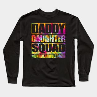 Daddy And Daughter Matching Father Daughter Squad Long Sleeve T-Shirt